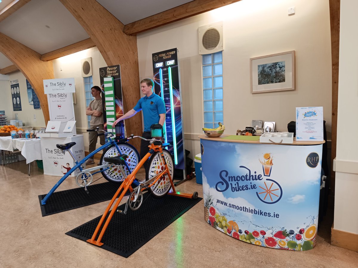Ready to go at #bonsecours #Cork.
Smoothies and Power Tower fun!! #pedalpower #greenenergy #events #Wellbeing