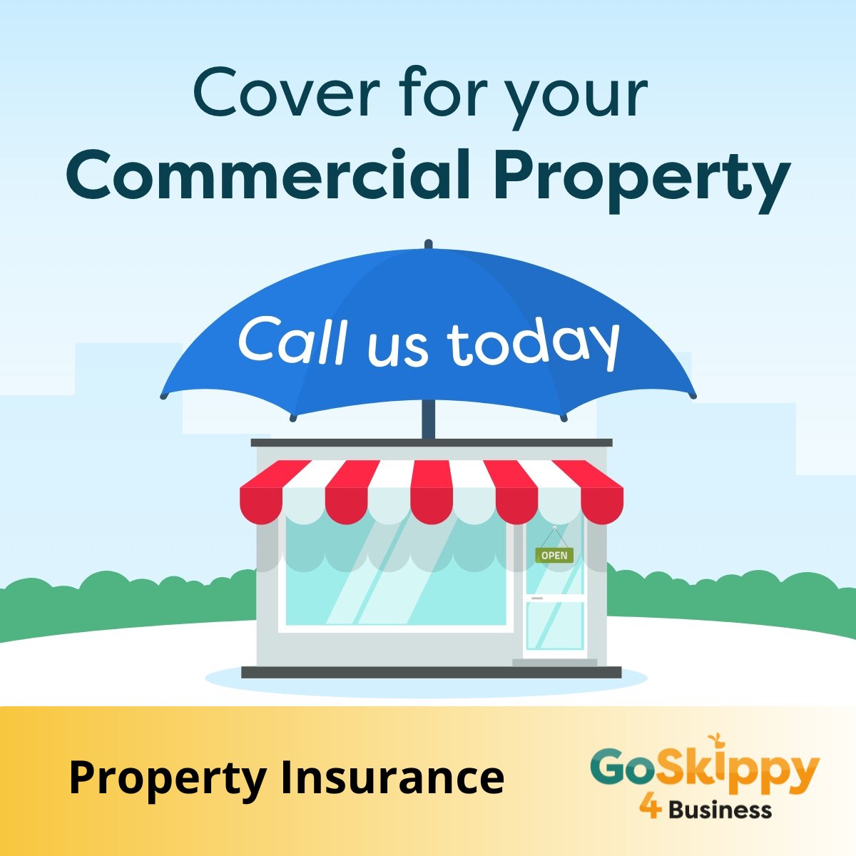 GoSkippy4Biz's tweet photo. Whether you own a newsagent, a butchers or florist shop, we’ve got you covered. Here at GoSkippy 4 Business, we provide tailored polices for every business retailer’s needs.

Get a Quote

https://t.co/2o3A5rI795

#commercialproperty #commercialpropertyinsurance #businessinsurance https://t.co/lhu6m2rR4Q