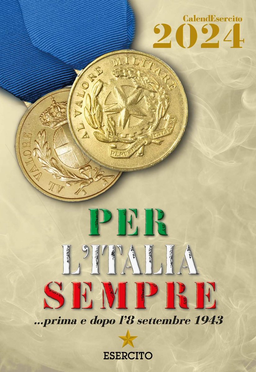 Italian army calendar is titled 'Always for Italy — Before and After 8 September 1943 [the armistice with the Allies]'. So, in the name of upholding the army's honour, the wars launched by Fascism are integrated into a patriotic history