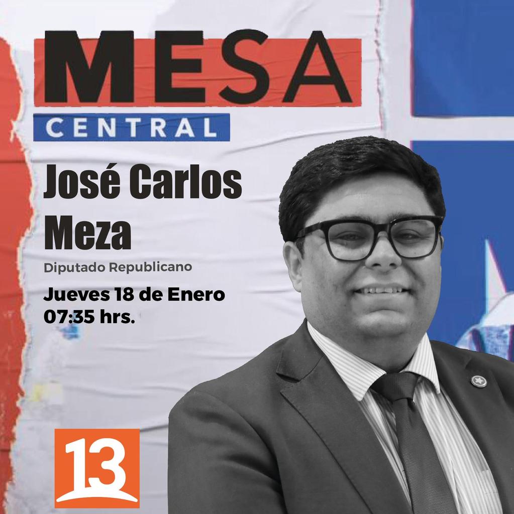 ➡️ENTREVISTA⬅️
📻 Te invitamos a escuchar la entrevista que nuestro @JoseMezaPereira concederá a @Tele13_Radio donde abordará las polémicas #ReunionesClandestinas de ministros y empresarios en casa del lobbista #PabloZalaquett y otros temas de contingencia💪

#BancadaRepublicana