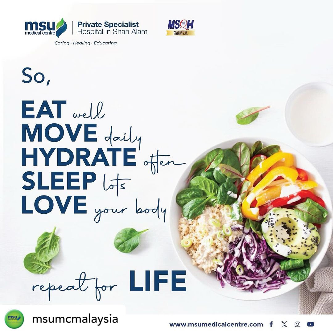Repost from @msumcmalaysia 

Being healthy is a way of living🏃🏻

#CaringHealingEducating
#msumalaysia