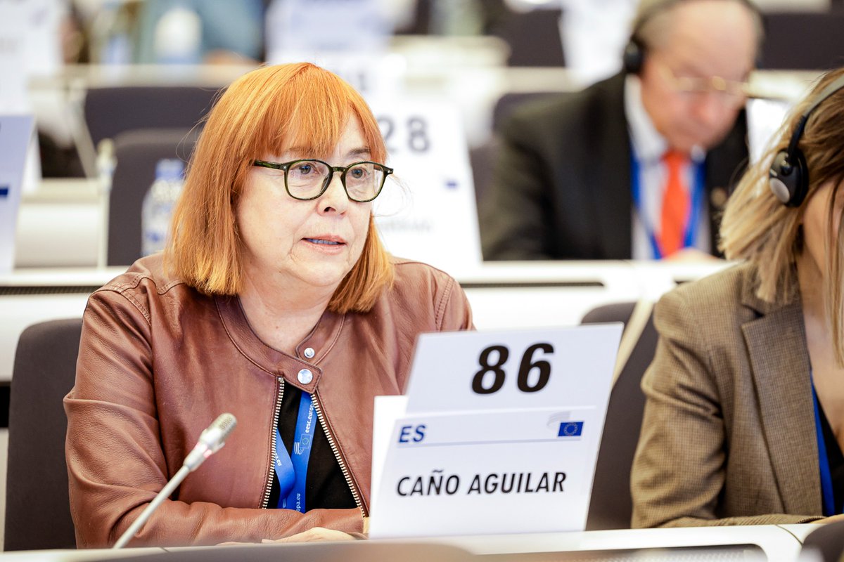 @MariaNikolo Isabel Caño Aguilar, member of the Workers' Group highlights:   

'The energy transition must leave nobody behind, & this is linked to ensuring quality employment prospects. I hope the Belgian presidency will prioritise this element at the heart of all its work. #JustTransition'