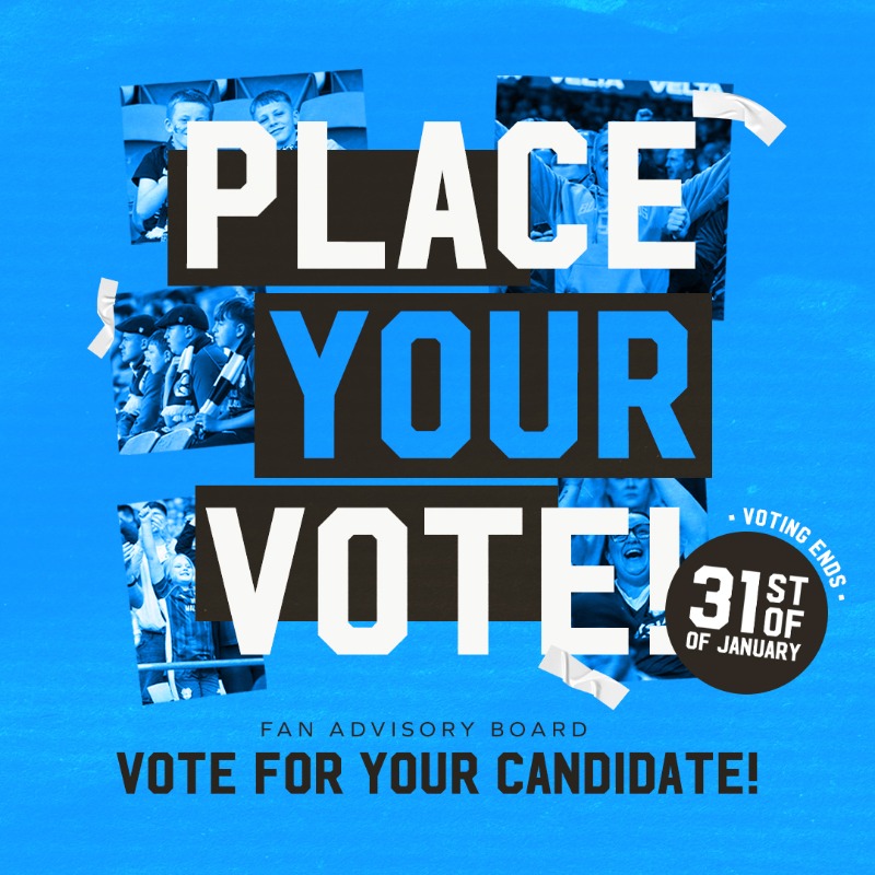CardiffCityFC's tweet photo. Vote for your Fan Advisory Board representatives! 💙

Voting is open to all 2023/24 #CardiffCity Season Ticket Holders and Club Members.

Closes 31/01. Read about the candidates and place your vote here 👇

#CityAsOne