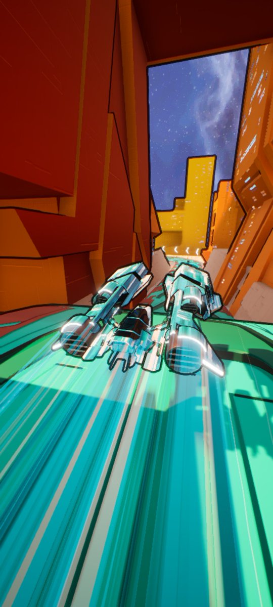 vectorshiftgame's tweet photo. Go for big air, or hug the track. #racinglines are three-dimensional in #VectorShift
Join the community of #antigravity racing fans in our Discord - https://t.co/1uPYbuXIHv https://t.co/jjXFL1ixbq
