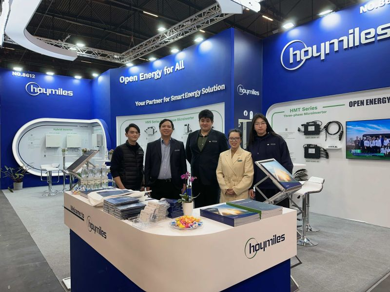 HoymilesGlobal's tweet photo. #HoymilesExpo Ready for Day Two at #InterSolution! If you haven't visited our booth yet, today is the day! Join us at Booth #8612 and discover how our products and solutions.

#solarevent #exhibitions #solarenergy #renewables #cleanenergy #renewableenergy https://t.co/Tas3UaeN7U