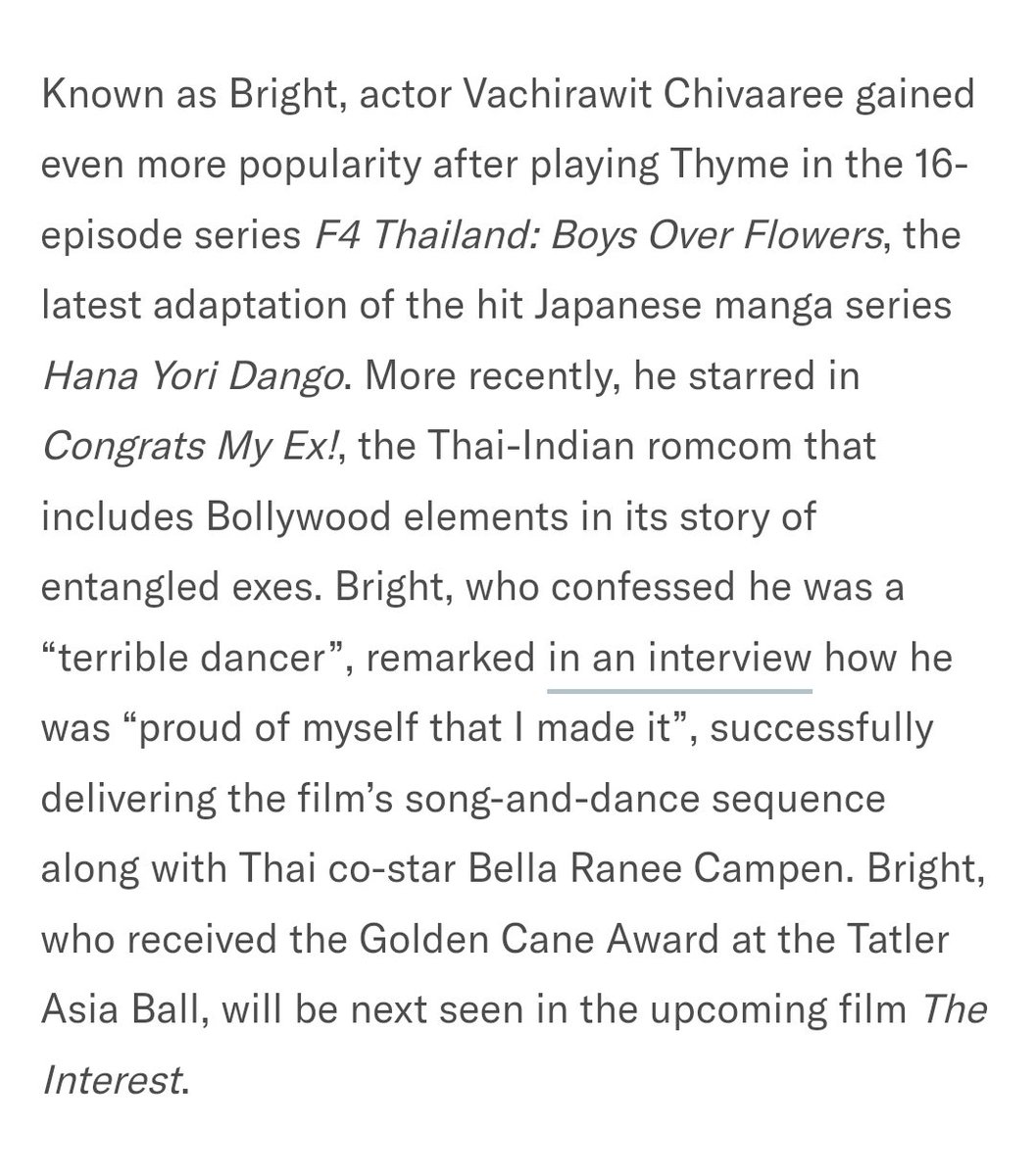 bright is featured on tatler asia's article about T-WAVE and the list of thailand's top actors who takes the global stage 😊

➡️ tatlerasia.com/power-purpose/… 

#TatlerAsia
#bbrightvc @bbrightvc
