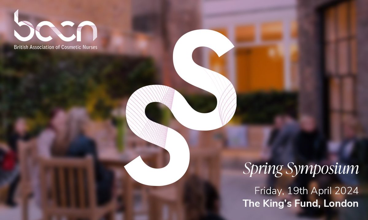 Spring Symposium tickets are now ON SALE exclusively to BACN members. 

Get yours today at bacn.org.uk/events/ 🎟
