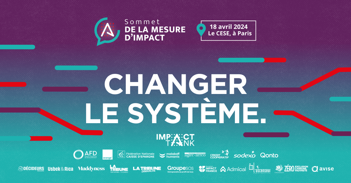 ImpactTank's tweet photo. La mesure d’impact peut inciter le changement de regard de toute la société sur l’#impact, elle peut CHANGER LE SYSTEME. 🔥  

RDV pour la 2ème édition du Sommet de la Mesure d’Impact avec @ImpactTank ! #SMI2024 
📅18/04 
📍@lecese 
👉https://t.co/7lYuCi23T2 https://t.co/q3cnf15s7l