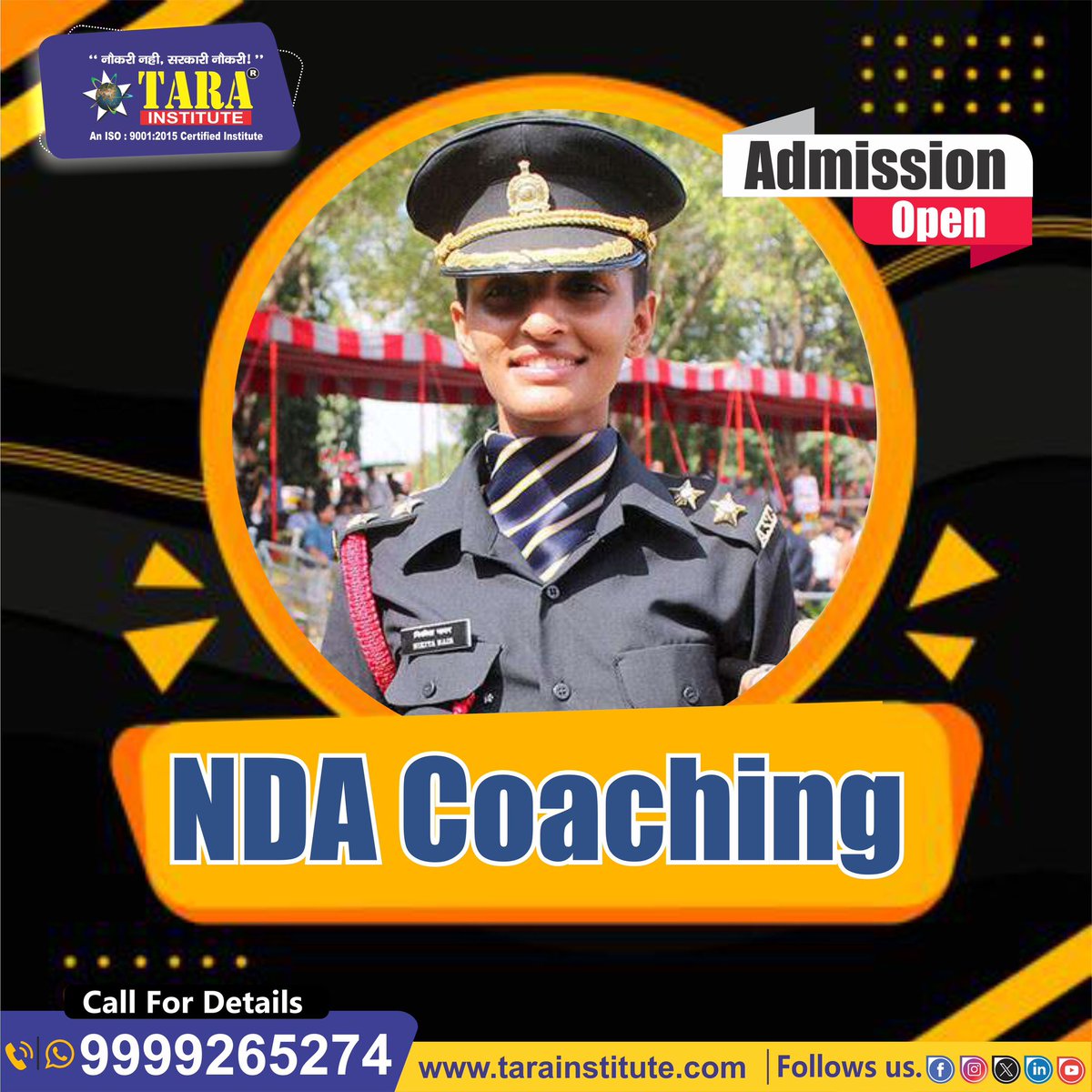 tarainstitute's tweet image. Join NDA Coaching Now

🌐 Explore More: tarainstitute.com/nda-coaching.p…
📱 Call Now: 09999265274

👉 Secure your place in the NDA and serve the nation with Tara Institute! 💪🌟 #NDAExam #TaraInstitute #DefenceCareer #ExamPreparation #ServeTheNation