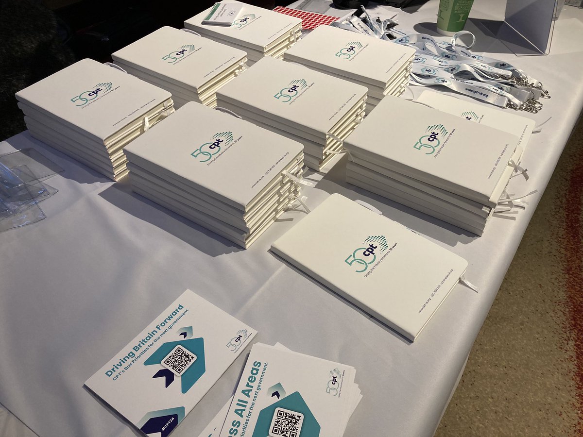 CPT_UK's tweet photo. We are all set for CPT's Conference &amp; 50th Anniversary Annual Dinner here in London. Thanks to everyone who has joined us. A great day ahead! Follow along using #CPT24   

Programme via @routeoneteam: https://t.co/NbnKLxL8JE https://t.co/ScCD0BX6lt