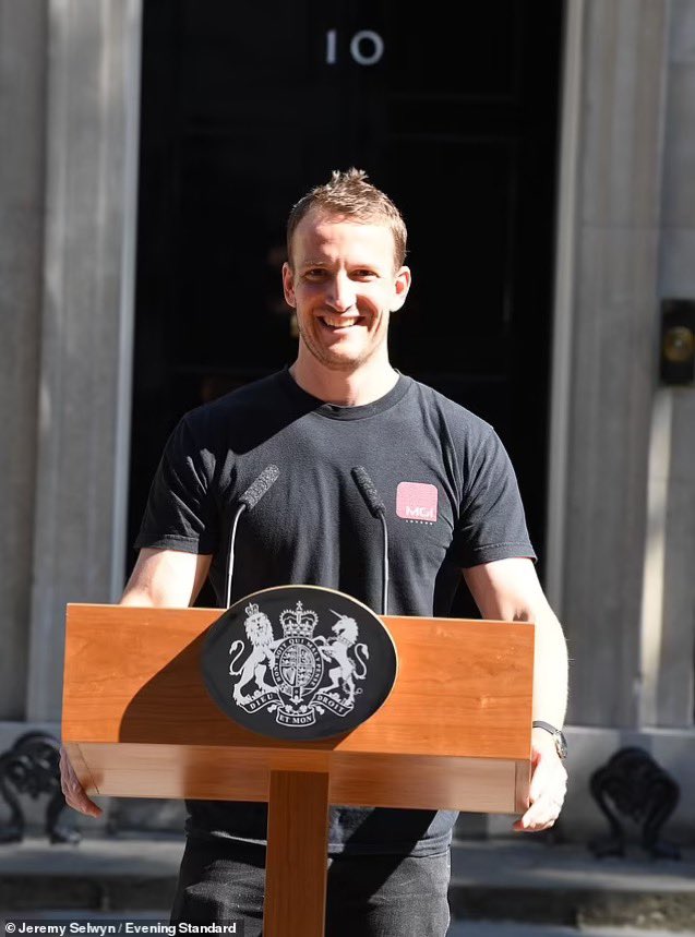 All eyes on Downing Street as a nation asks one question: where is hot lectern guy?