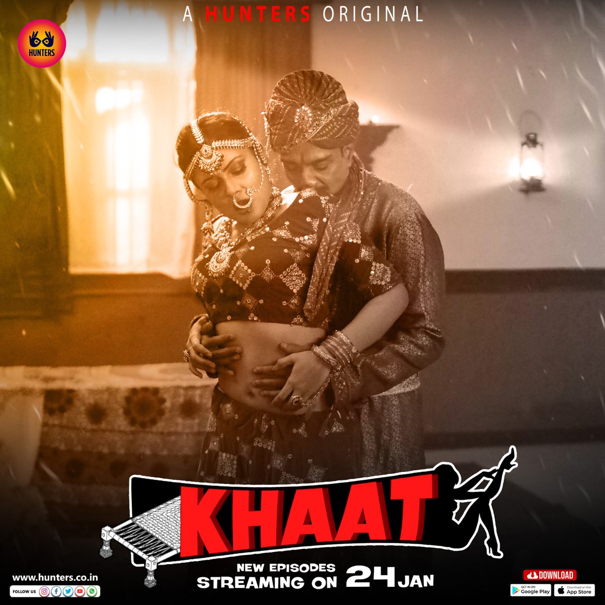 HuntersottApp's tweet photo. | KHAAT |
#khaatonhunters
New Episodes Streaming This Wednesday Only On Hunters App

Watch On #Huntersapp
Download Links - 
https://t.co/BxCmU2Pfos (Android)
https://t.co/KZC242Cahs (iOS)
Stay Tuned With Hunters 

#Huntersapp
#trending #hot https://t.co/g04Hv7Y8yh
