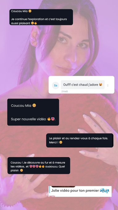 Toi aussi vient d&eacute;couvrir mon contenu 🔞 Et avec le code &laquo;&nbsp;ABO40&nbsp;&raquo; tu as -40% sur ton abonnement 🎁❤️&zwj;🔥  Qu&rsquo;est