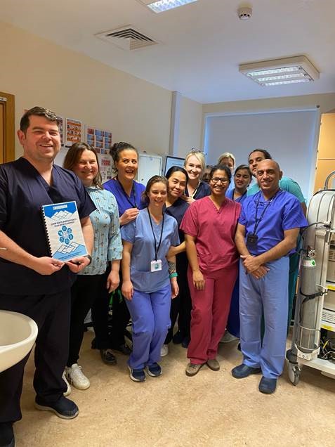 Univ Hosp Waterford (@uhw_waterford) on Twitter photo A great buzz around theatres this week as the the QI group relaunched Safe Surgery policy, #teammwork #improvingsafety #5steps #briefanddebrief #patientsafety #avoidpatientharm <a href="/HSELive/">HSE Ireland</a> @HrSswhg <a href="/BridAOSullivan/">Bridie O'Sullivan</a> A great buzz around theatres this week as the the QI group relaunched Safe Surgery policy, #teammwork #improvingsafety #5steps #briefanddebrief #patientsafety #avoidpatientharm <a href="/HSELive/">HSE Ireland</a> @HrSswhg <a href="/BridAOSullivan/">Bridie O'Sullivan</a>