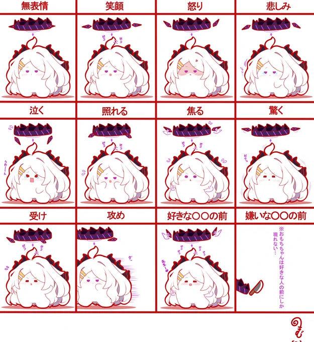おもちヒナちゃんの表情練習
意外とヘイローも動きが豊か

頂いていた質問については明日あたり回答したいとおもいますウェイ( 'ω' و(و
 #ブルーアーカイブ
 #おもちヒナ 