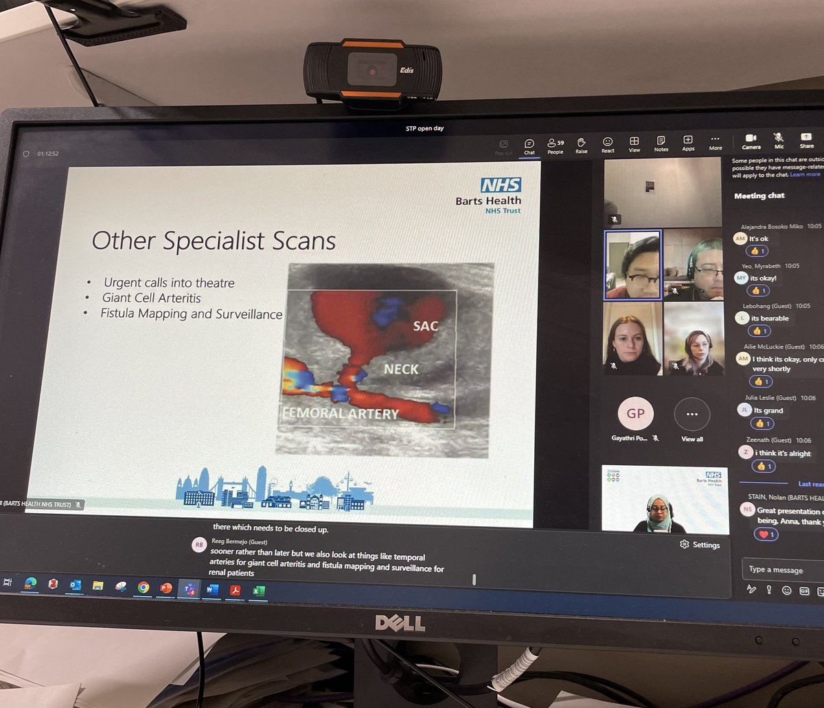 …and we’re off with our virtual STP open day <a href="/NHSBartsHealth/">Barts Health</a> @RoyalLondonHosp @BartsHospital @WhippsCrossHosp @NewhamHospital ❤️