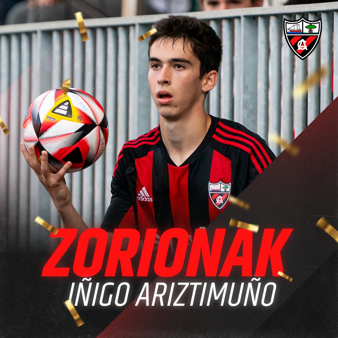 🎂Hoy es el cumpleaños de nuestro canterano Ariztimuño

🎉🎉ZORIONAK ARIZTIMUÑO!!

#AupaHistórico