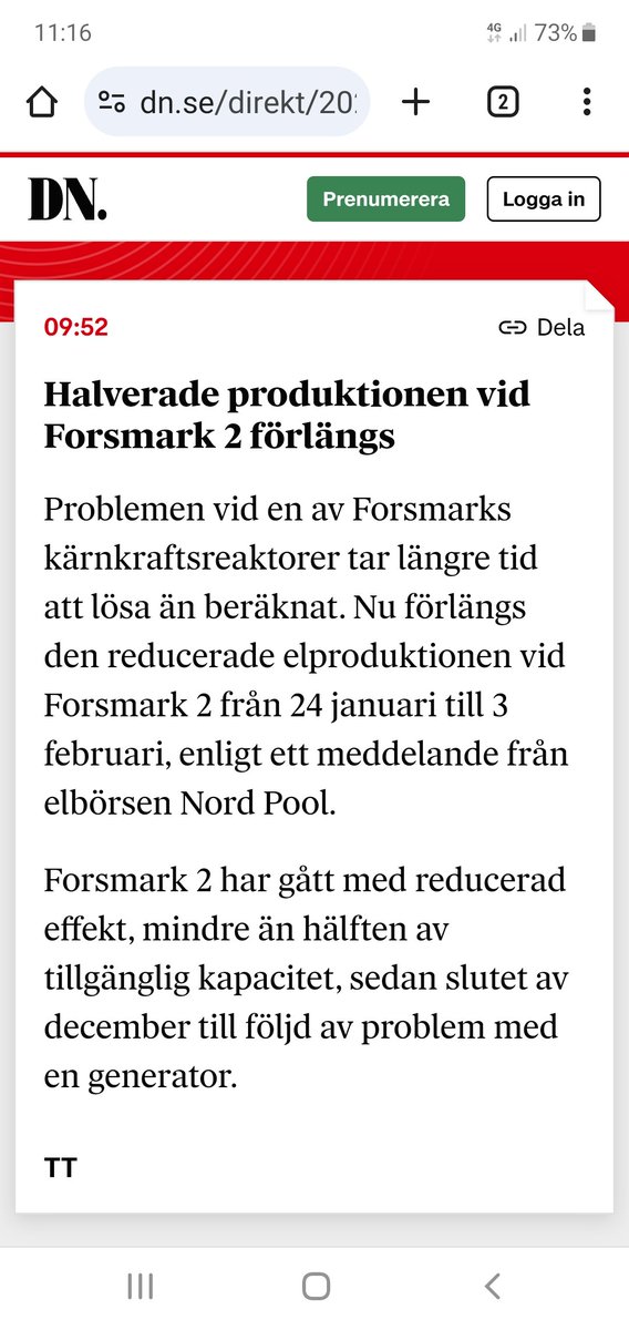 AlfvonDuring2's tweet photo. Nej nu måste ni utreda @Vattenfall_Se @VEldistribution 
Om de avsiktligen fejkar driftstörningar just exakt när vintern &amp; #kylan är som värst
Detta har hänt förut, även förra vintern
Inte en slump!
För att öka #elpriserna för ännu högre vinster??
UTRED NU @Naringsdep @BuschEbba https://t.co/5ot9civcb7
