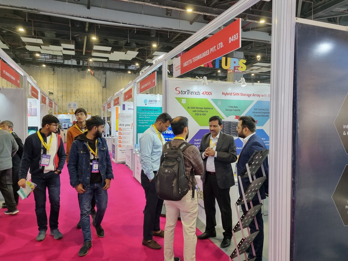 Day 2 at @Convergenc India Expo! 🌐 Excitement is building up as we continue to showcase cutting-edge #solutions. Join us at Hall 5, Booth D493 to explore the latest in SD-WAN, #Hybrid #SAN #Storage, #Secure #Thin #Clients, and #Cybersecurity #CI2024 #AmZetta #SDWAN