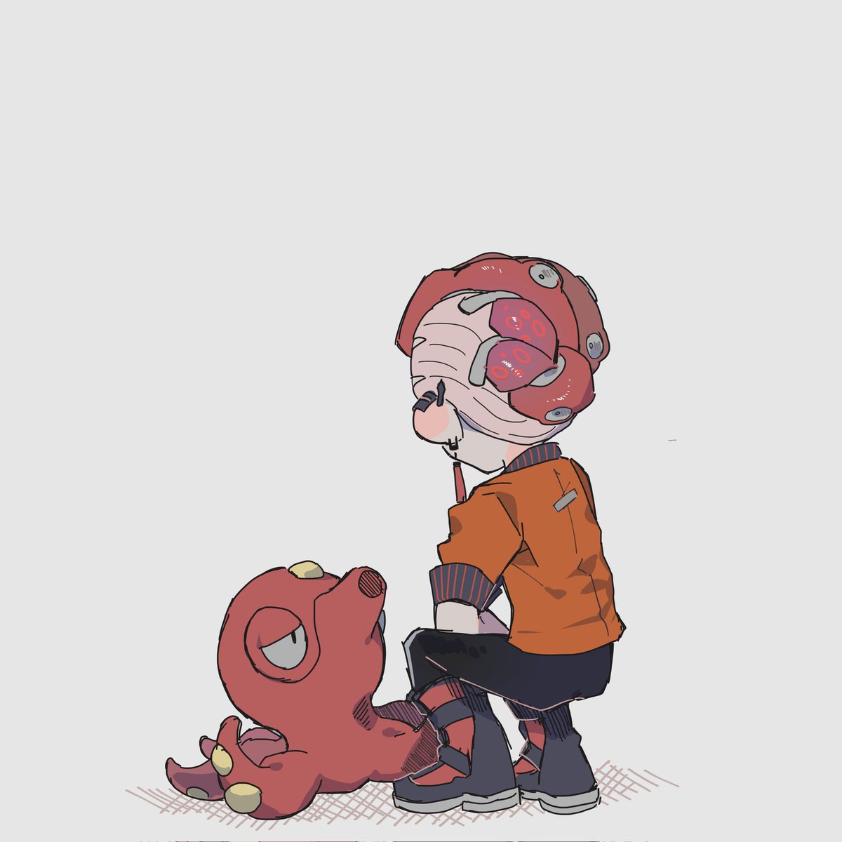 mou_xingchen's tweet photo. #splatoonart
藍魷&amp;紅章 https://t.co/UPn72Y841g
