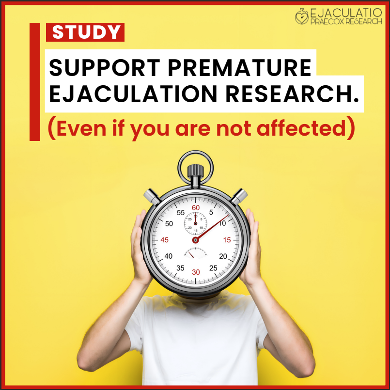 My PhD student Mariella Opolony is looking for survey participants for her study about premature ejaculation. Please participate (even if you are not affected) and/or share the link:
👉ejaculatio-praecox-research.com

German/in deutscher Sprache: 
🇩🇪🇦🇹🇨🇭👉ejaculatio-praecox-research.de