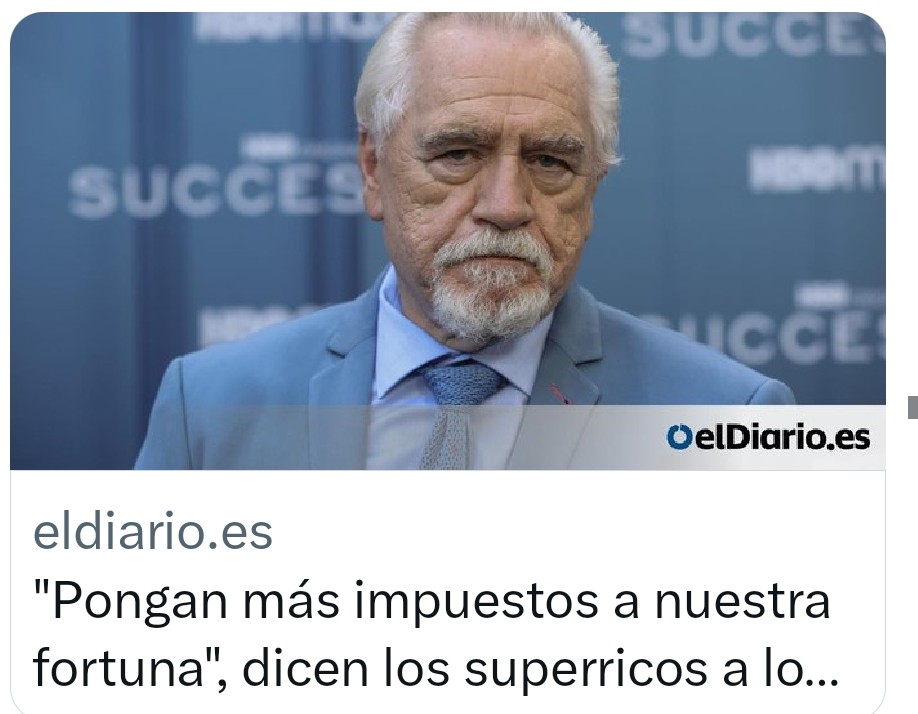 Carta de los multimillonarios en Davos a los políticos 

"Pedimos que nos suban los impuestos 
Esto no altera nuestra forma de vida 
No les quita nada a nuestros hijos
No perjudica el crecimiento de los países 
Convierte la riqueza  improductiva en una inversión para la sociedad