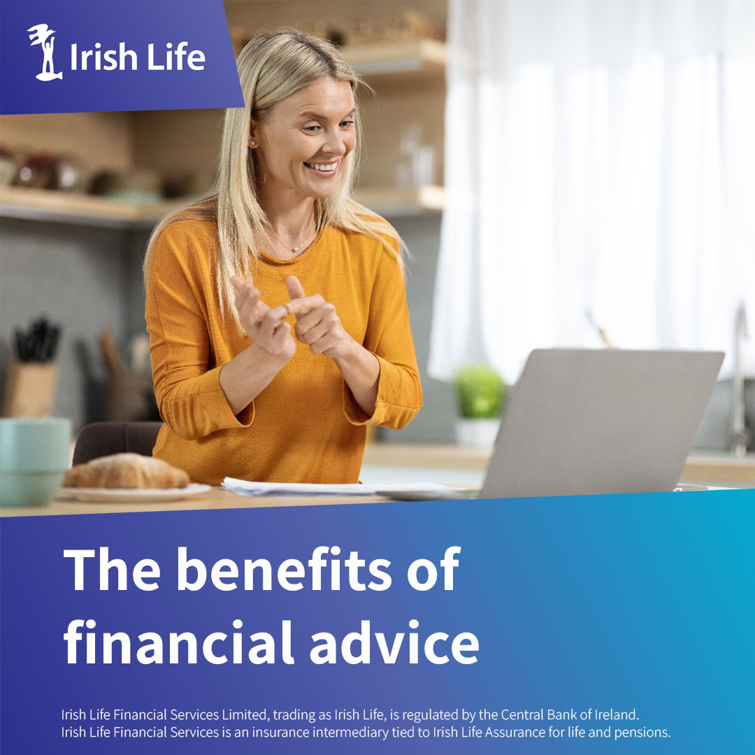 There is a general thought that you need to be wealthy to benefit from financial advice. But 88% of people who received financial advice – regardless of their net worth – reported that it freed them from financial worries and stress ➡ irishlife.ie/blog/benefits-… #ad