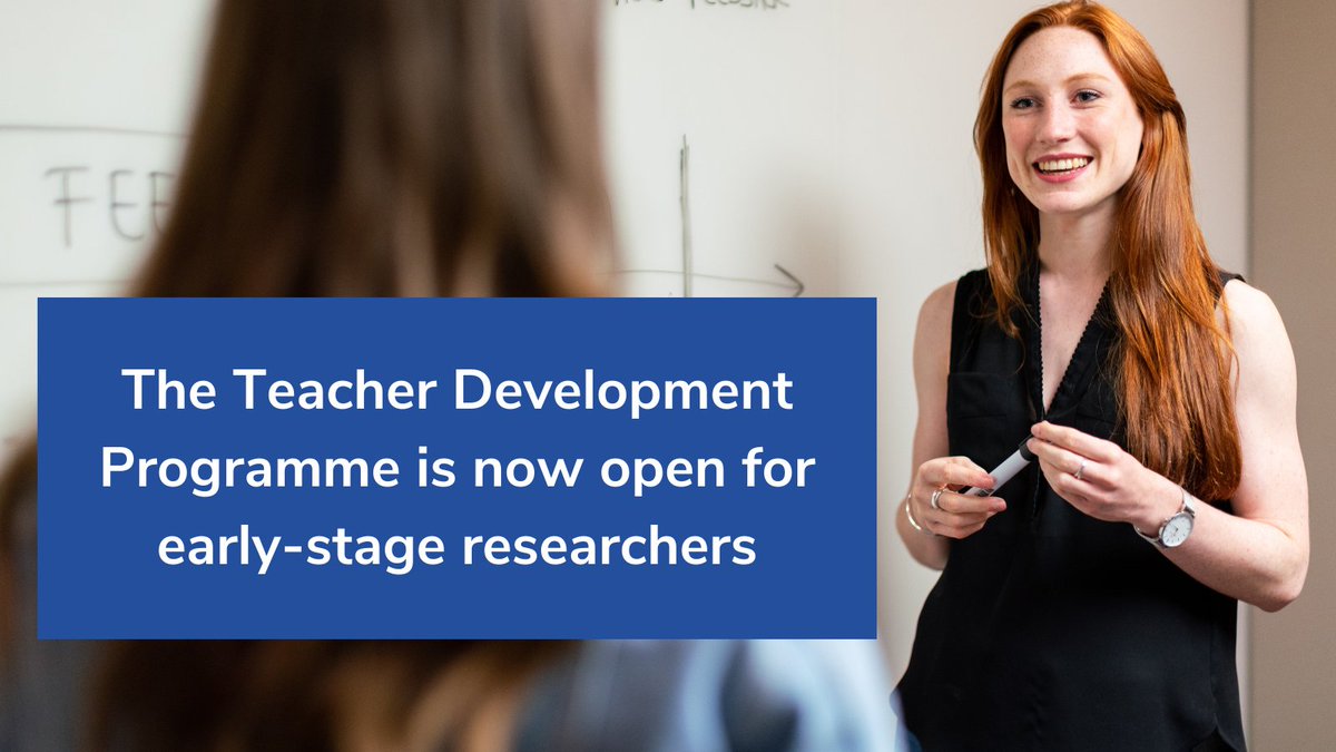 🆕 📢 Calling all early-stage researchers! 🚀 Join the Teacher Development Programme and level up your teaching skills. Don't miss this chance! Register for upcoming courses 👉 loom.ly/yxoBIMU #HigherEducation #PhD