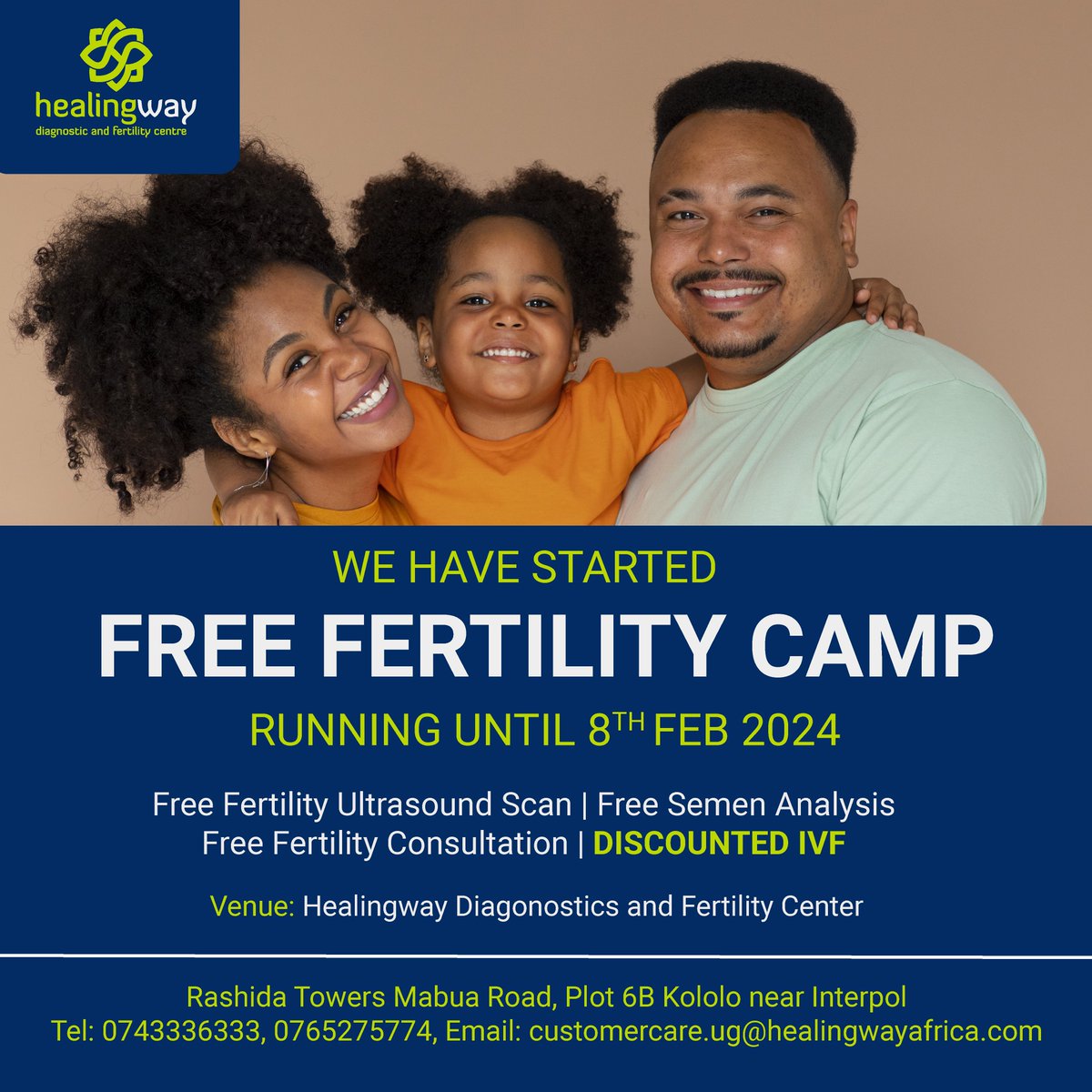Exciting News! Our Fertility Camp kicks off today and runs until Feb 8th!  Join us on this empowering journey towards parenthood. Let's navigate the path to fertility together.  #FertilityCamp #ParenthoodJourney #EmpowerWithHope' #Healingway