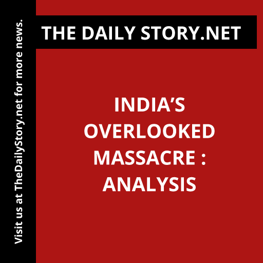 'Uncovering India's forgotten horror: the overlooked massacre that shook the nation. #IndiaMassacre #UnseenAtrocity #BreakingAnalysis'
Read more: thedailystory.net/indias-overloo…