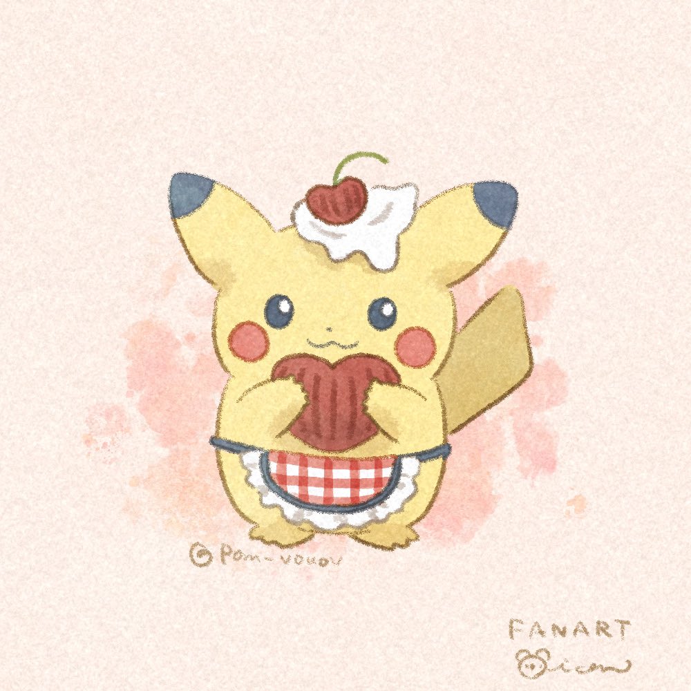 ポケモン「モロゾフピカチュウ Morozoff pikachu :3 もっちりしてて可愛い」|Mion🌱デザフェスB-318のイラスト