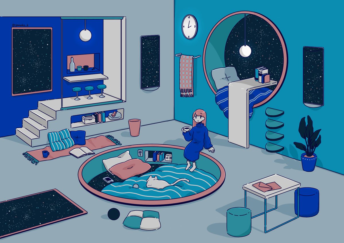 「#いい部屋の日 」|神田 ヨノ子のイラスト