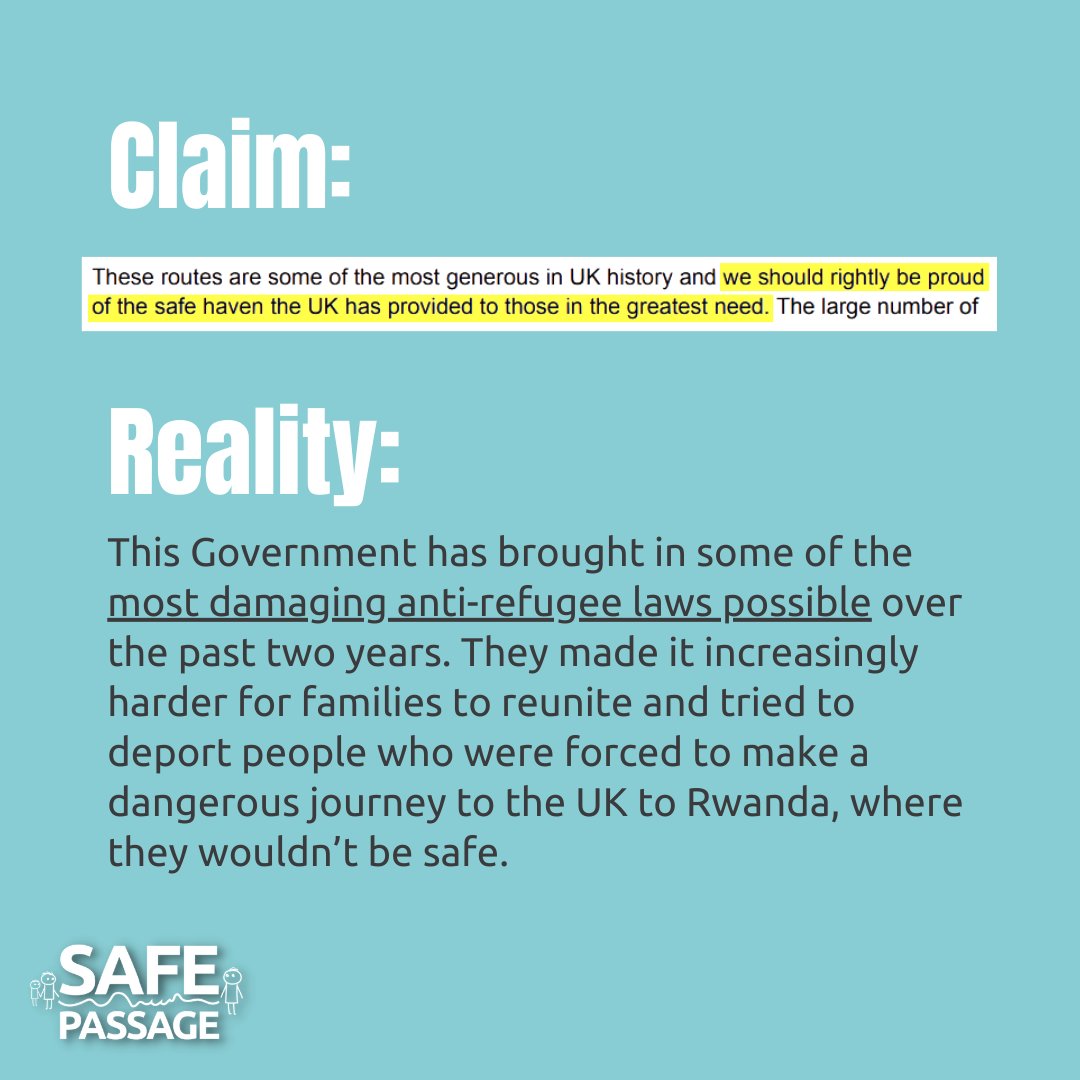 safepassageint's tweet image. 🤔 Examining the Home Office's recent report on the state of safe routes in the UK left us thinking they missed a few crucial points...

Time for a reality check 👇