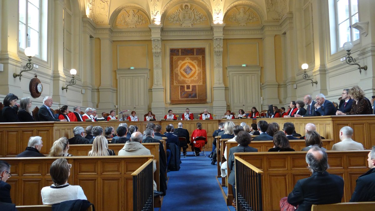 Cette audience de rentrée a également permis de présenter officiellement deux nouveaux magistrats de la @CA_Angers : Delphine Bourgouin, conseillère chargée du secrétariat général de la première présidence et Axel Sandberg, vice-procureur placé.