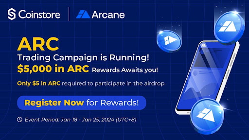 maro_Babey's tweet image. 🔥 Ignite Your Trades with ARC!
$5,000 USDT rewards – Trade now or regret later!
⏰ Period: Jan 18 - Jan 25 (UTC+8)
✅ Details:
h5.coinstore.com/h5/signup?invi…
Don&apos;t miss out – trade your way to victory!  #ARCTrading #cryptorewards 
@CoinstoreExc