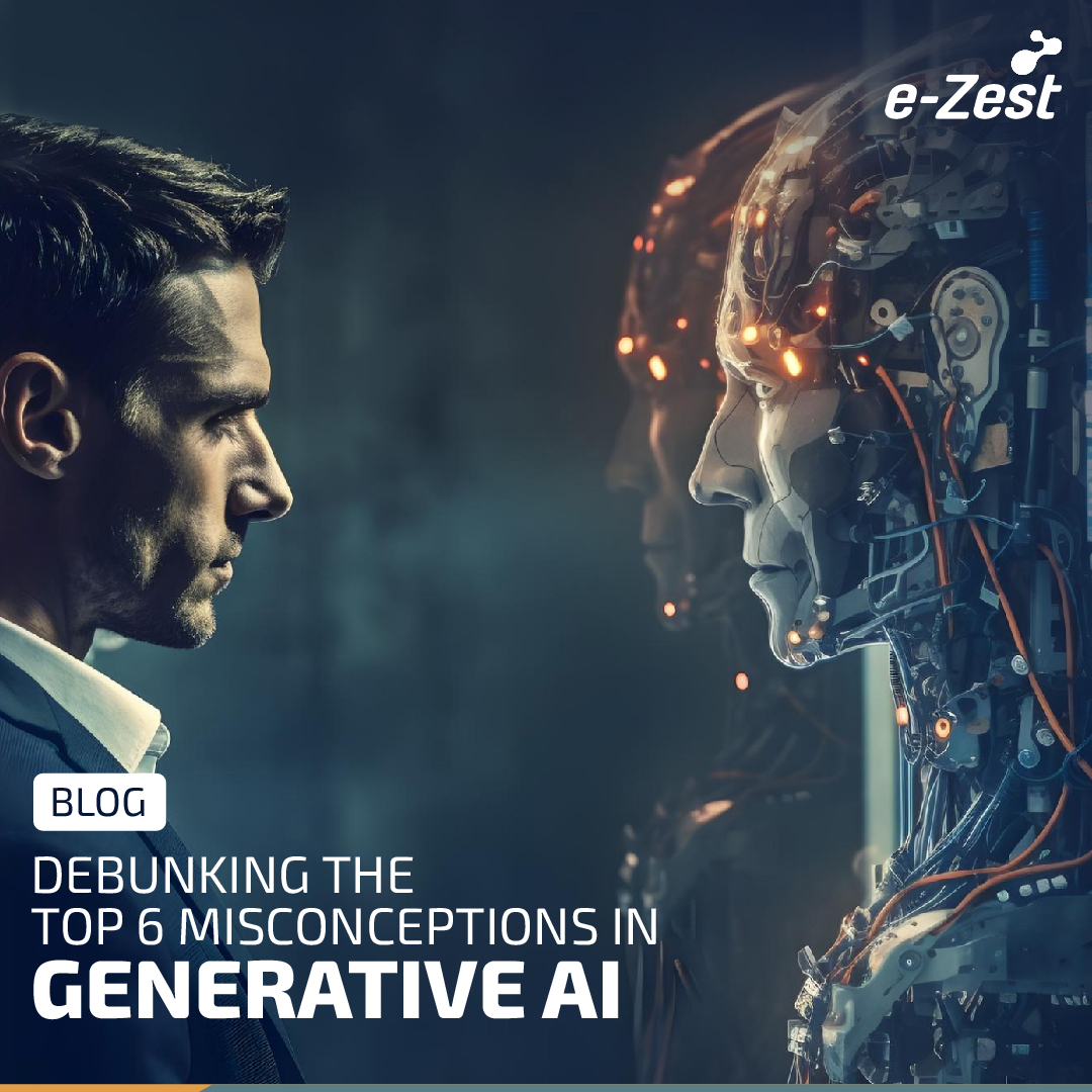 Explore the impact of #GenerativeAI on today's business landscape. Devendra Deshmukh, CEO & Founder, debunks the top 6 misconceptions about #GenerativeAITechnology. Read more: hubs.li/Q02gTlXL0 #GenAI #AI #DigitalTransformation