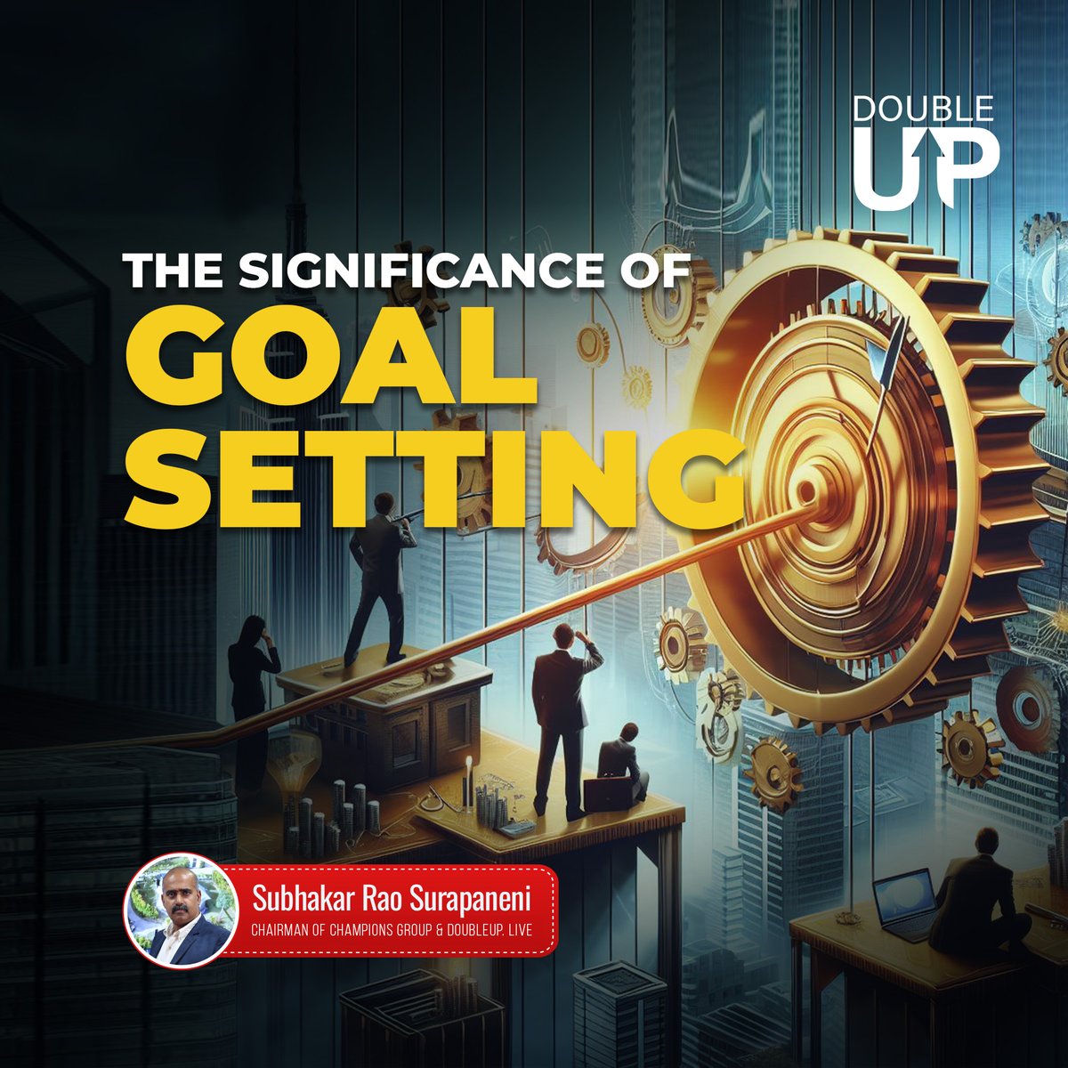 ChampAccel's tweet photo. Set clear and achievable goals to give direction to your efforts. #Goals provide a roadmap for #success, allowing you to measure progress and #staymotivated on your journey of #personalgrowth. #GoalSetting #AchieveGoals #DreamBig #SuccessRoadmap #SubhakarRao #DoubleUp https://t.co/FBWJlTVTGI