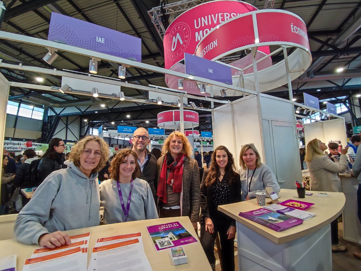 Retrouvez l'<a href="/IAE_Montpellier/">IAE Montpellier</a> au Salon de l'étudiant !
Dès aujourd'hui et jusqu'à samedi, rendez-vous au Parc des expositions sur le pôle de l'<a href="/umontpellier/">Université de Montpellier</a> !