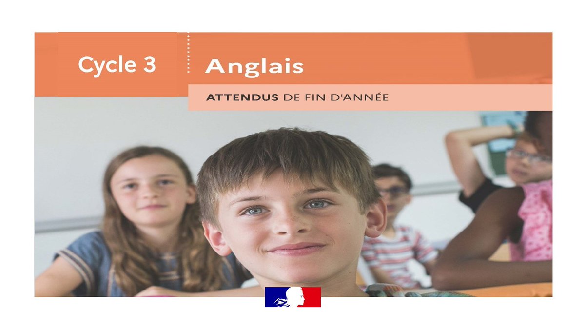 Progressivité des apprentissages en Anglais tout au long du cycle 3, de l'école au collège :  
les attendus de fin d'année pour le CM1, CM2 et la 6e sont publiés en complément aux repères annuels annuels de progression pour le cycle 3 #LVE
👉 eduscol.education.fr/137/reperes-an…