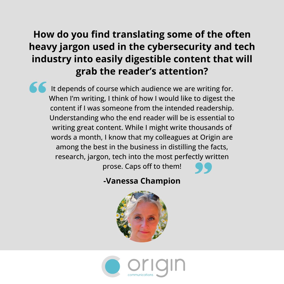 PAverley's tweet image. Want to know the secret to writing great PR content? Origin Comms&apos; Vanessa Champion has shared her thoughts…

#OriginComms #PRContent #ContentWriting