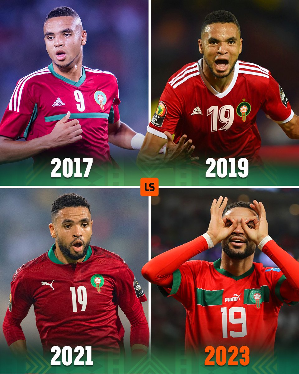 En Nesyri has scored at 4⃣ AFCON tournaments by the age of 𝟮𝟲 🇲🇦👏