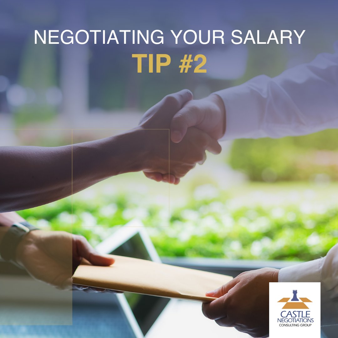 NEGOTIATING YOUR SALARY TIP #2:  Suggest a salary range rather than a single number.

Presenting a range works for two reasons, they say: It gives your boss information about what you're actually asking for, and it makes you seem polite and reasonable.
