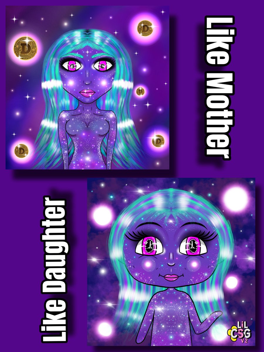 GM fam ✨10th/11 Lil CSG reveal✨

Thanks <a href="/pullinamia/">Mimmo</a> for ur continued support, here is the 10th Lil CSG matching her mom😍Like mother, like daughter”, CSG transformation to a lil CSG daughter🥰#Classysassygirls 

Stay tuned for the last reveal🙌🏼
Let your CSG be a mom👇🏼
Link 🔗⬇️