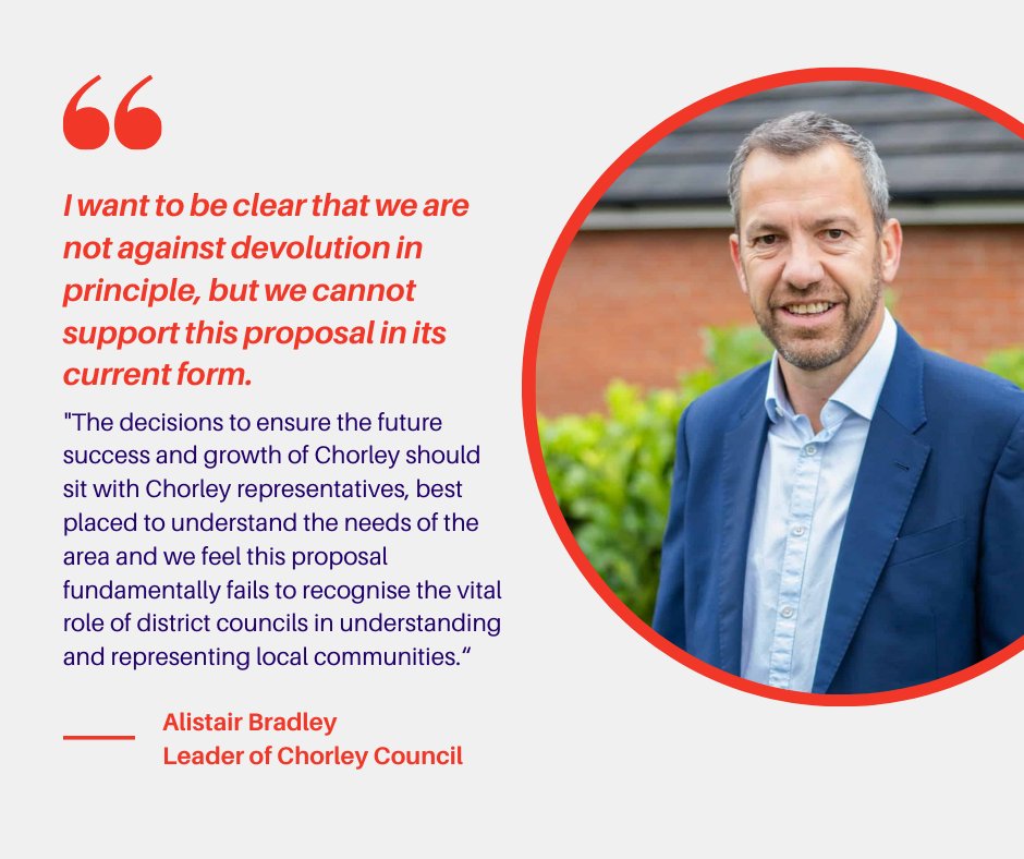 Combined County Authority consultation - Chorley's response 🔈

See the response, link to the consultation, and full statement at chorley.gov.uk/combinedcounty…