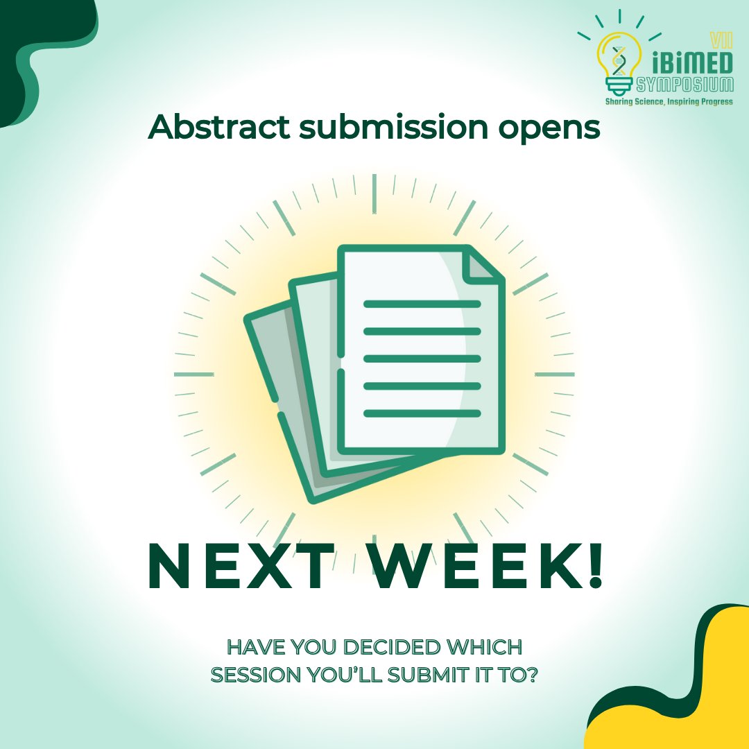 🚨 Attention all smarty pants! 🤓 Abstract submissions for our symposium launch next week. Time to shine a light on your research and show the world that brains and brilliance go hand in hand! 🌐🔍 #AbstractAlert #SmartySymposium