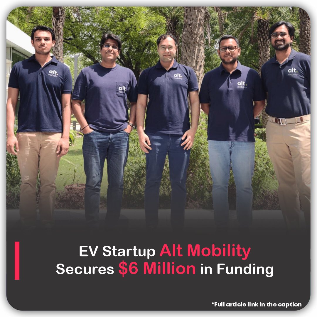 viestories_com's tweet photo. Alt Mobility, an EV leasing platform, has secured $6mn in funding co-led by Shell Ventures, Eurazeo, EV2 Ventures and Twynam. 

Read more - https://t.co/7Fvuwb2t6q

To share your startup story write us on - startup@viestories.com

#altmobility #ev #startup #funding https://t.co/kWtQxlXQMe