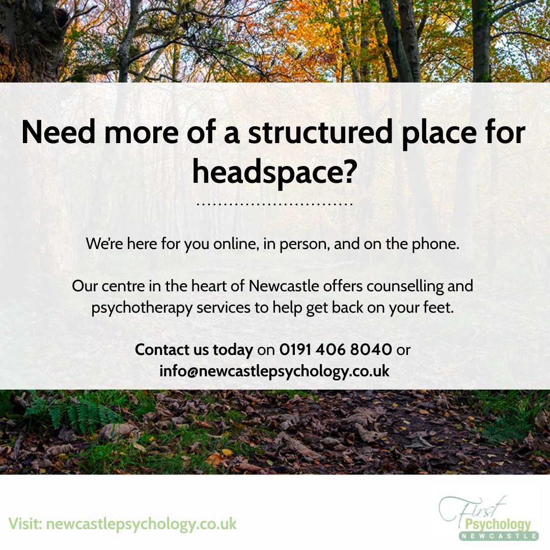 firstpsychology's tweet image. In Gosforth Nature Reserve you can explore the trails, watch wildlife in one of the hides, or just enjoy being outdoors.
Need a bit more support finding headspace? Get in touch: newcastlepsychology.co.uk
#headspace #thinkingspot #ExploreNewcastle #mentalhealth