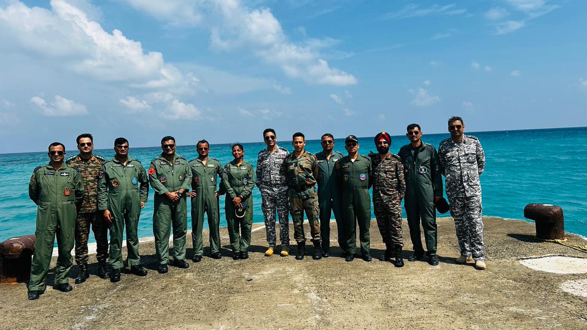 AN_Command's tweet image. The team visited ANC's all three Component HQs (Army, Navy &amp;amp; Air Force) &amp;amp; allied/ outlying units wherein glimpses of joint operations was provided. 
#HACC47 #ANCVisit
#ANCExperience
#ANC