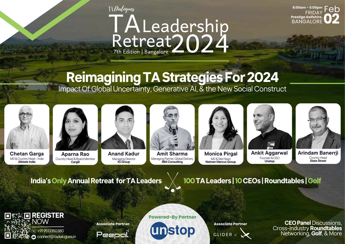 TA_Dialogues's tweet photo. TA Dialogues is honored to reveal the CEO Speaker Lineup for the Panel Discussions at the TA Leadership Retreat 2024!

Don’t miss out on the C-Suite Perspectives. Request an invite now: https://t.co/hn8d4wELRH

#TalentAcquisition #FutureofWork #InnovationAtWork #CEOInsights https://t.co/fr5277Y5oz
