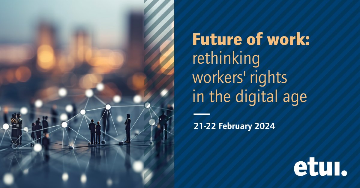 Our #FutureOfWork conference is back and this time we'll be exploring the question of workers' rights in the digital age 📱⚖️ With its multidisciplinary approach, this conference is a sounding board for the latest research on the way digital technologies are transforming the…